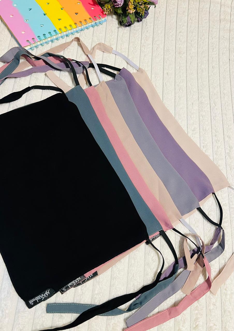 Imported Half Niqabs colours