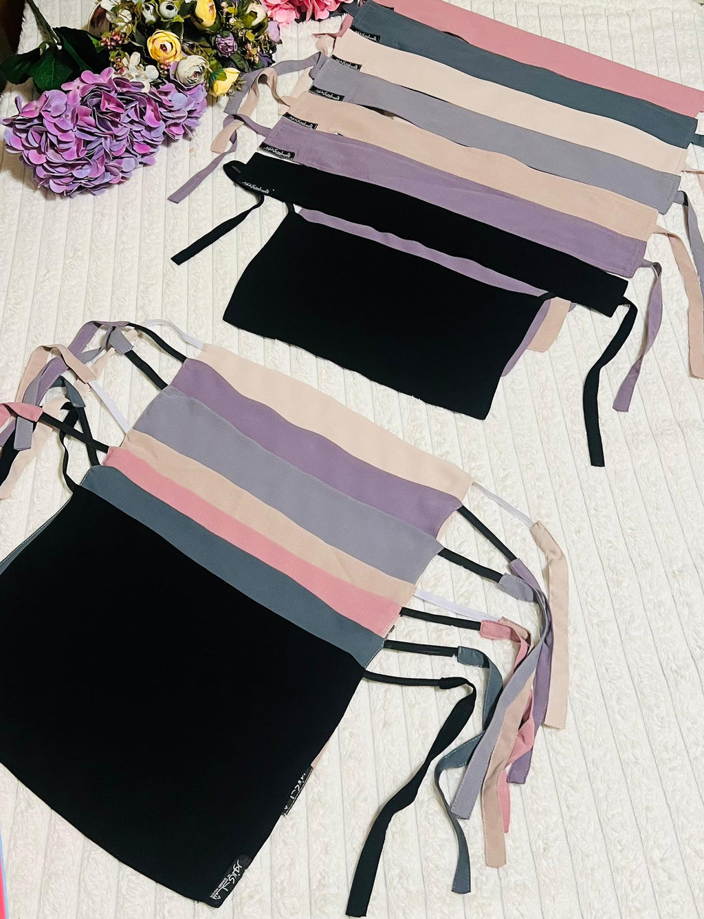 Imported Half Niqabs colours