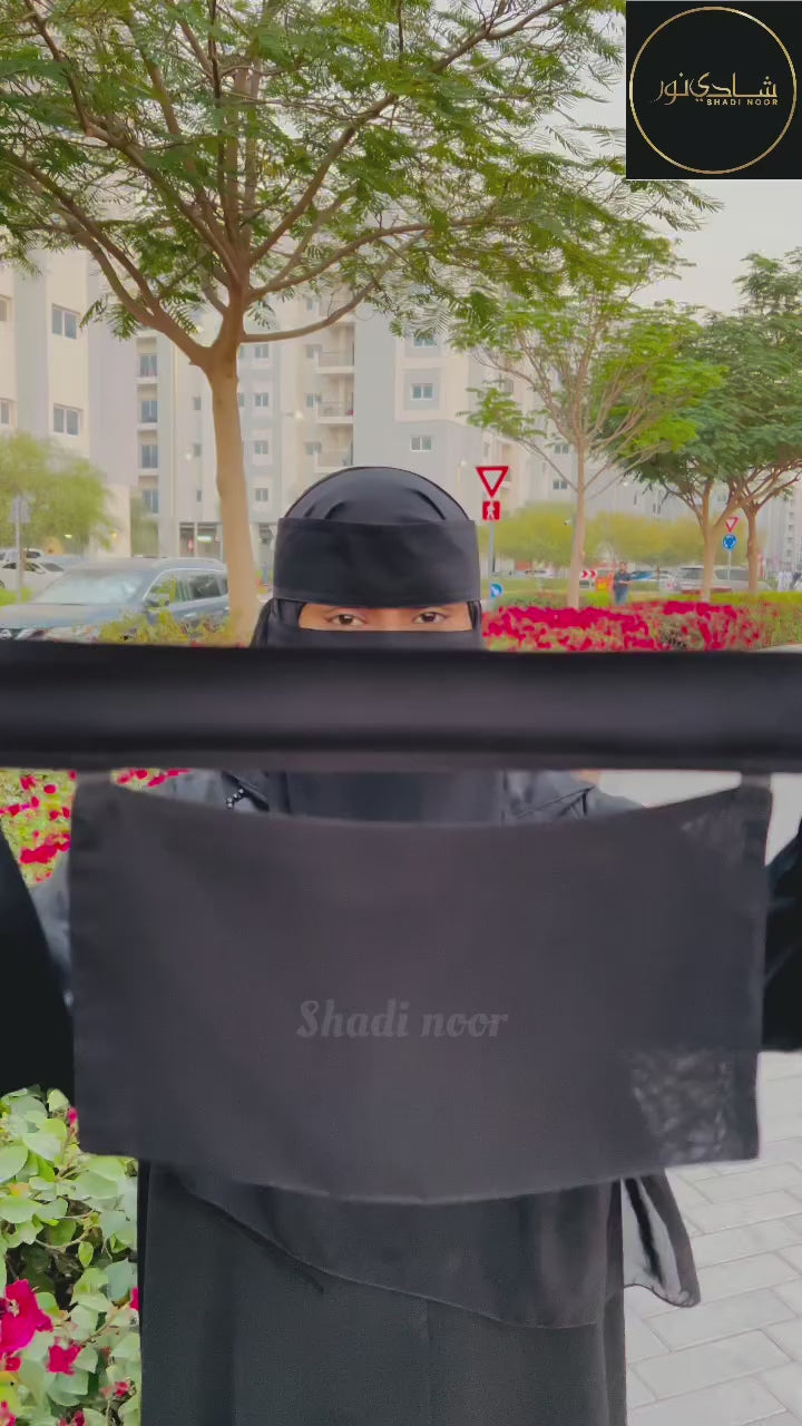 Imported Saudi Niqab Double Elastic